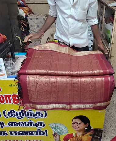 Sri Balaji Pattu Centre Chennai - Trusted Old Silk Saree Buyers with 28+ Years Experience