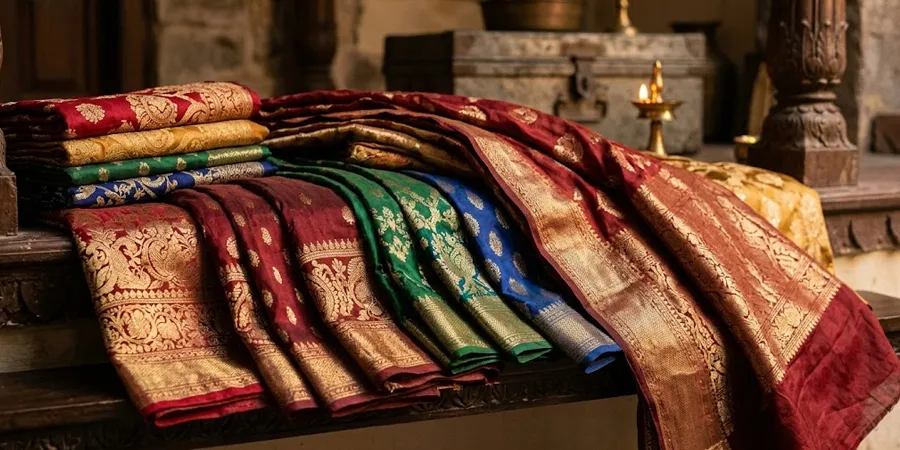 Old Banaras Silk Saree Buyers in Old Washermenpet Chennai - Sri Balaji Pattu Centre