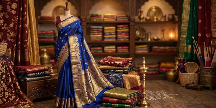 Mysore Silk Saree Buyers in Old Washermenpet - Sri Balaji Pattu Centre Chennai